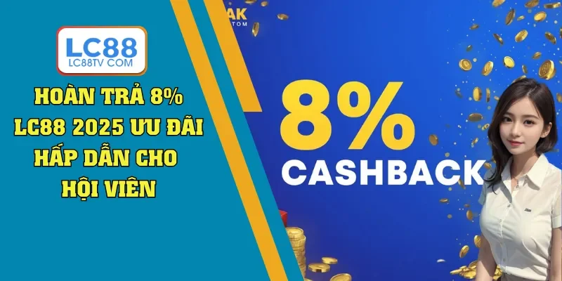 hoàn trả 8%